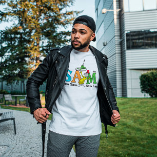 Dr. Seuss Jag är Sam. Sam är jag. T Shirt