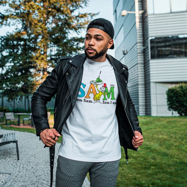 Dr. Seuss | Jag är Sam. Sam är jag. T Shirt (Skapare uppladdad)