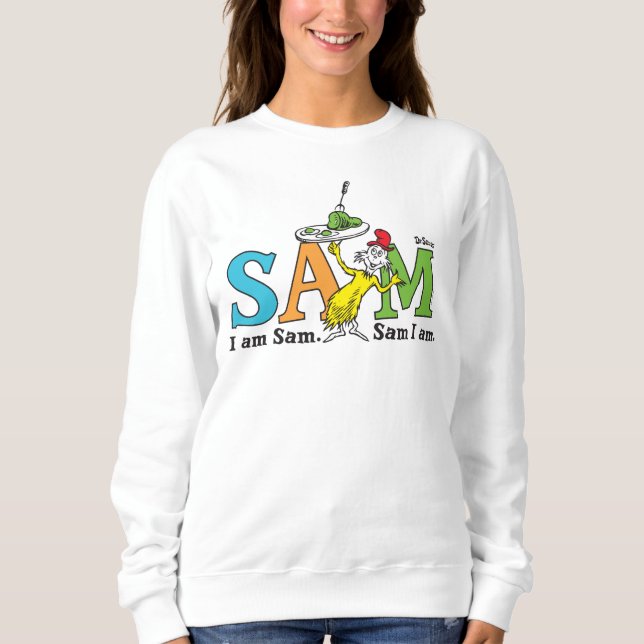 Dr. Seuss | Jag är Sam. Sam är jag. T Shirt (Framsida)