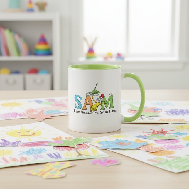 Dr Seuss | Jag är Sam. Sam, det är jag. Mugg (Skapare uppladdad)