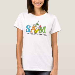 Dr Seuss Jag är Sam. Sam jag är. T Shirt