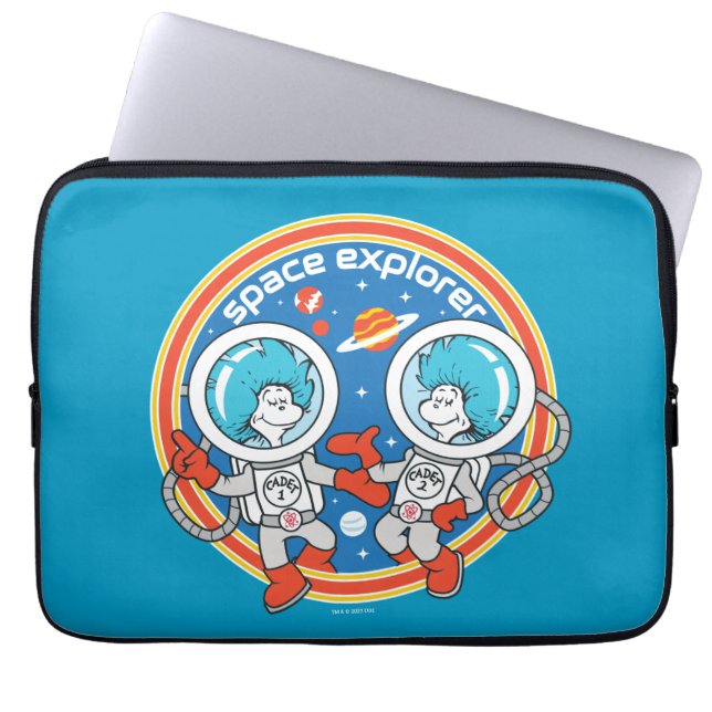 Dr Seuss | Kadet 1 Kadet 2 Space Explorer Laptop Fodral (Framsidan)