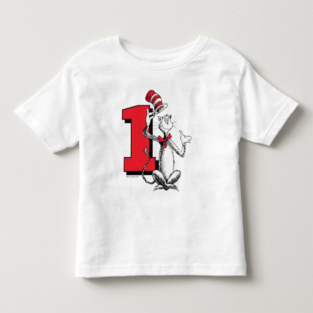 Dr. Seuss - Karaktärer | Barnkalas T Shirt (Framsida)