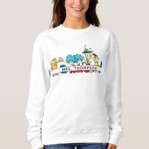 Dr. Seuss-karaktärer & lärarens namn T Shirt