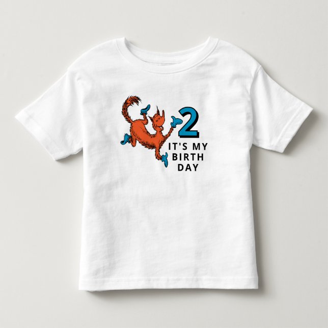 Dr. Seuss Karaktärs Konfetti | Barnkalas T Shirt (Framsida)