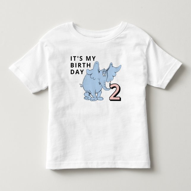 Dr. Seuss Karaktärs Konfetti | Barnkalas T Shirt (Framsida)