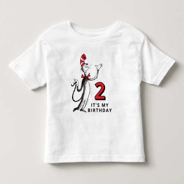 Dr. Seuss Karaktärs Konfetti | Barnkalas T Shirt (Framsida)