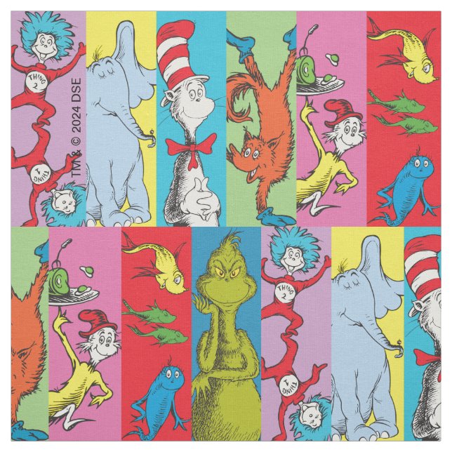 Dr. Seuss | Karaktärsdel Tyg (Provkarta)
