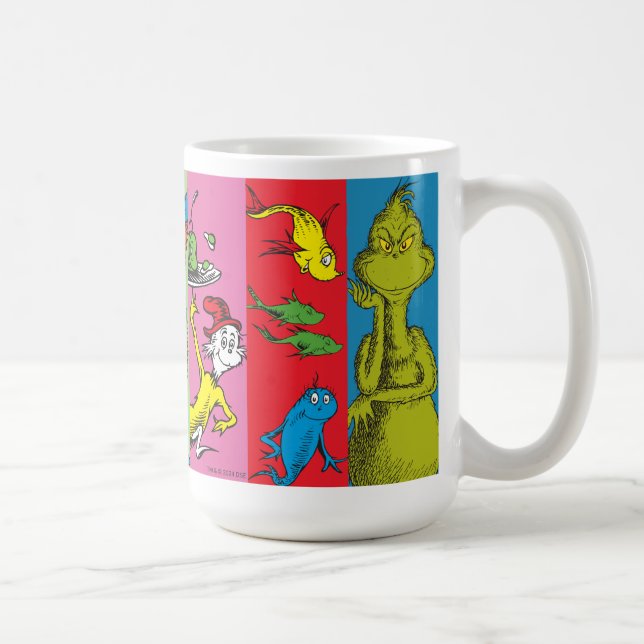 Dr. Seuss | Karaktärssnitt Kaffemugg (Höger)