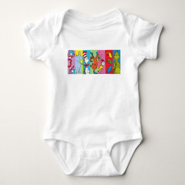 Dr. Seuss | Karaktärssnitt T Shirt (Framsida)