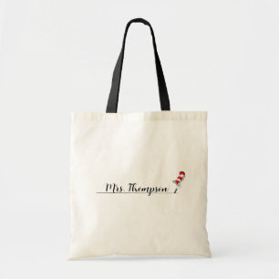 Dr Seuss Katt i Anpassat namn för Hat-ikonen Tygkasse