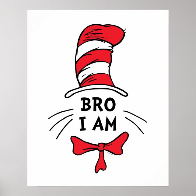Dr Seuss | Katt i Hat - Broder Poster (Framsidan)