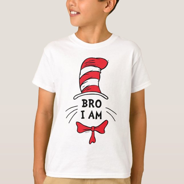 Dr Seuss | Katt i Hat - Broder T Shirt (Framsida)