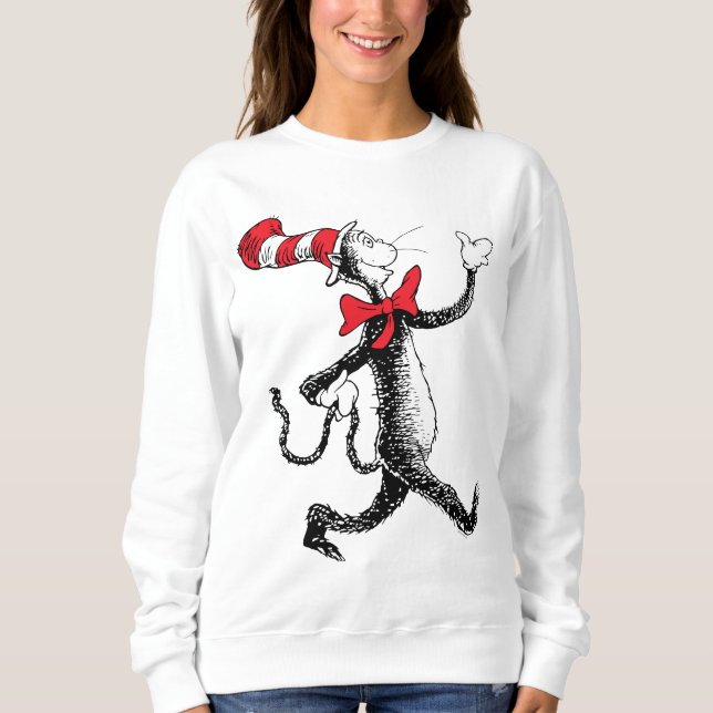 Dr Seuss | Katt i Hat Cat Walk T Shirt (Framsida)
