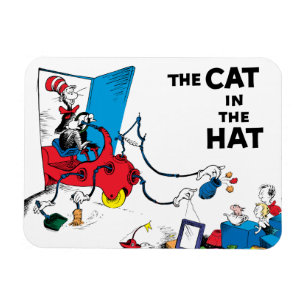 Dr Seuss   Katt i Hat Cleans Up Magnet