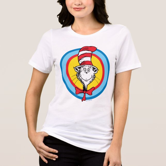 Dr Seuss | Katt i Hat Head Graphic T Shirt (Framsida)
