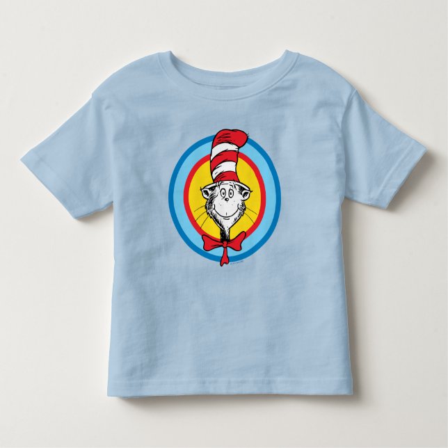 Dr Seuss | Katt i Hat Head Graphic T Shirt (Framsida)
