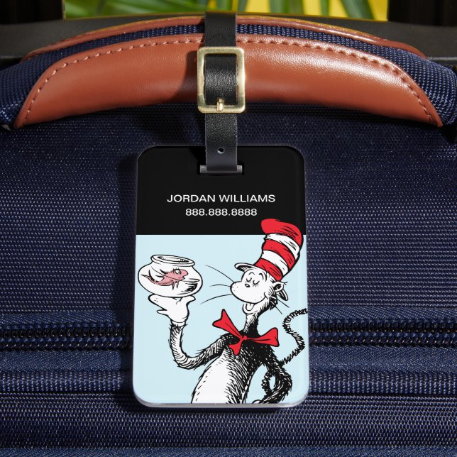 Dr Seuss | Katt i Hat & Krinklebin Bagagebricka (Framsida Insitu 2)