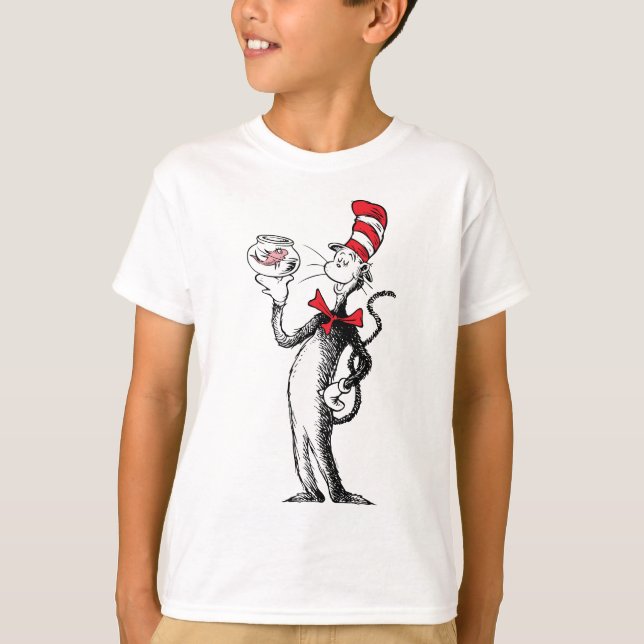 Dr Seuss | Katt i Hat & Krinklebin T Shirt (Framsida)