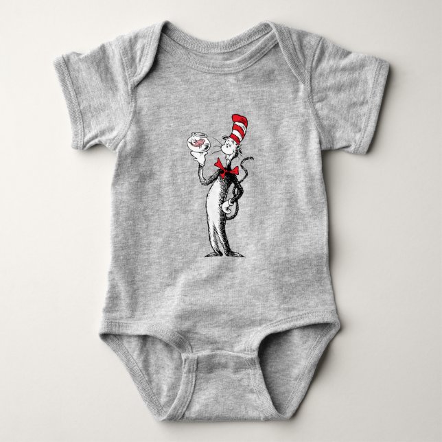 Dr Seuss | Katt i Hat & Krinklebin T Shirt (Framsida)