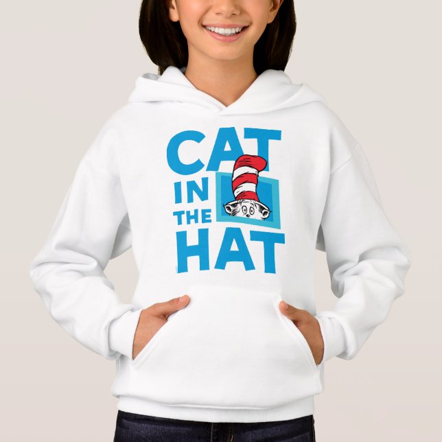 Dr Seuss | Katt i Hat-Logotypen T Shirt (Framsida)