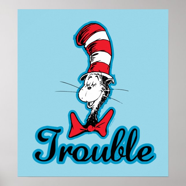 Dr Seuss | Katt i Hat-problematiken Poster (Framsidan)