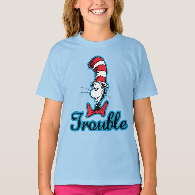 Dr Seuss | Katt i Hat-problematiken T Shirt (Framsida)