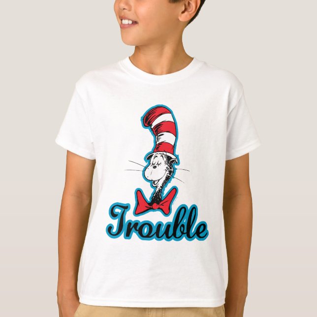 Dr Seuss | Katt i Hat-problematiken T Shirt (Framsida)