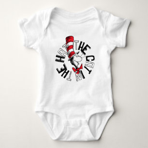 Dr Seuss   Katt i Hat Round Art T Shirt