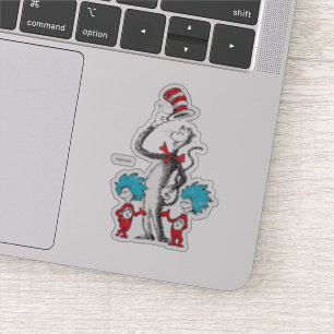 Dr Seuss Katt i Hat, Sak 1 och Sak 2 Klistermärken