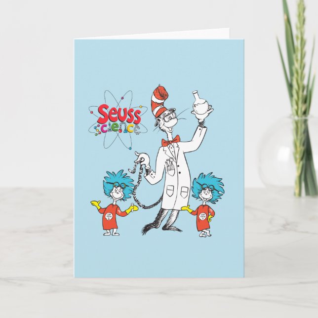 Dr Seuss | Katt i Hat Seuss Science Kort (Framsida)