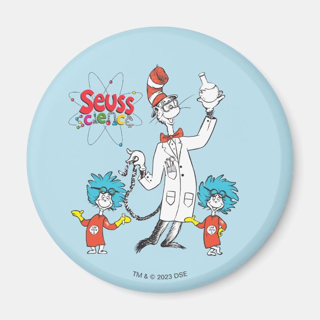 Dr Seuss | Katt i Hat Seuss Science Magnet (Framsidan)