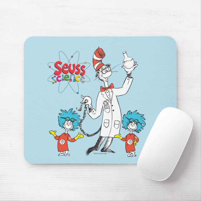 Dr Seuss | Katt i Hat Seuss Science Musmatta (Med mus)