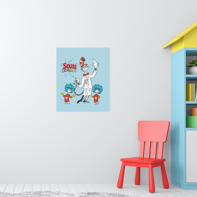 Dr Seuss | Katt i Hat Seuss Science Poster (Barnkammare 1)