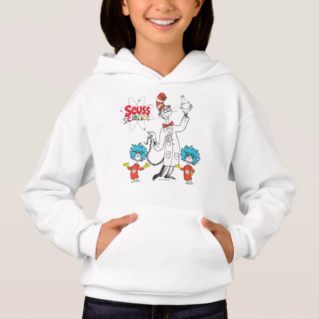 Dr Seuss | Katt i Hat Seuss Science T Shirt (Framsida)