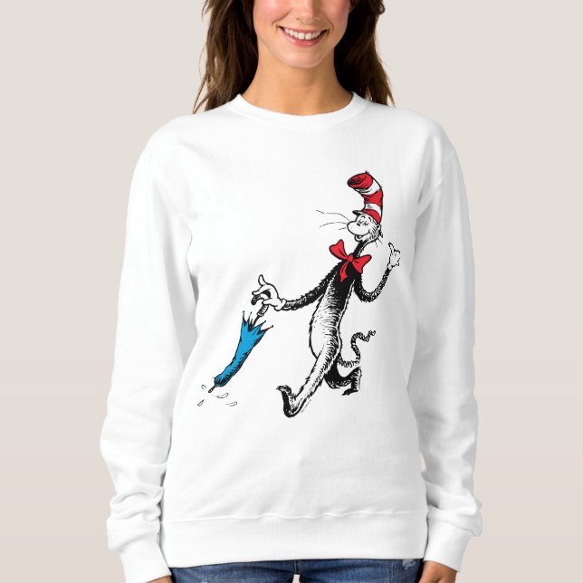 Dr Seuss | Katt i Hat Umbrella Walk T Shirt (Framsida)