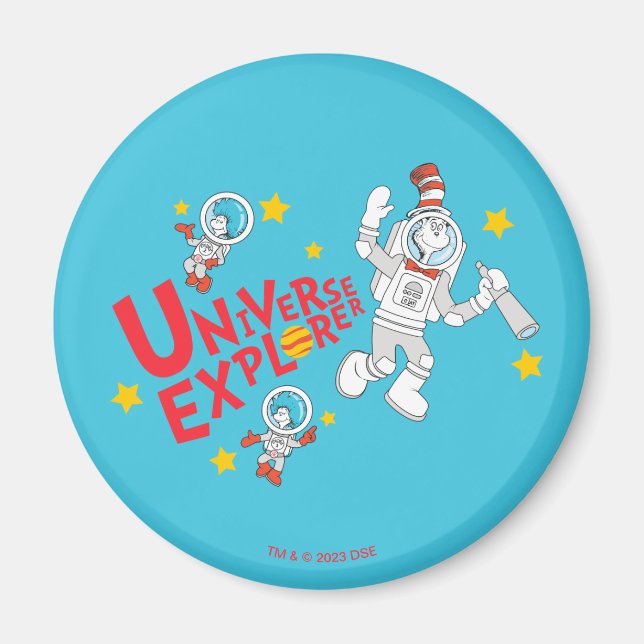 Dr Seuss | Katt i Hat Universe Explorer Magnet (Framsidan)