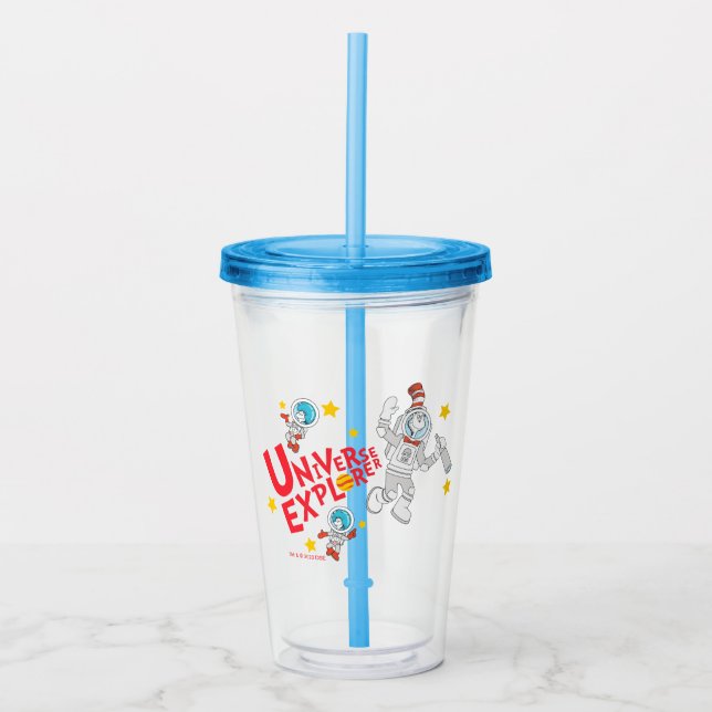 Dr Seuss | Katt i Hat Universe Explorer Take Away Mugg (Framsida)