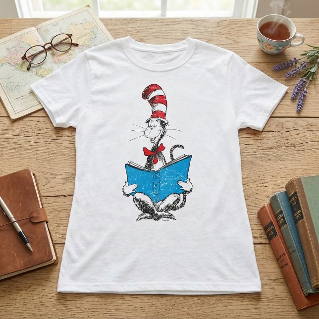 Dr Seuss| Katt i hatt - läsning T-shirt (Skapare uppladdad)
