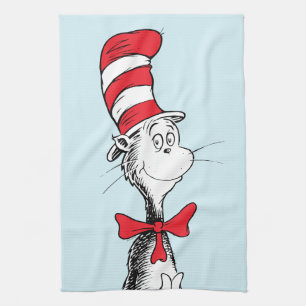 Dr. Seuss katt i hatten stående lång Kökshandduk