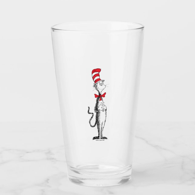 Dr. Seuss katt i hatten står stolt Glaskopp (Framsida)