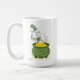 Dr Seuss| Katten i Hat - Lycklig St. Cat's! Kaffemugg