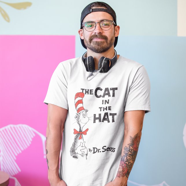 Dr. Seuss | Katten i hatten-boken Tee Shirt (Person wearing shirt)