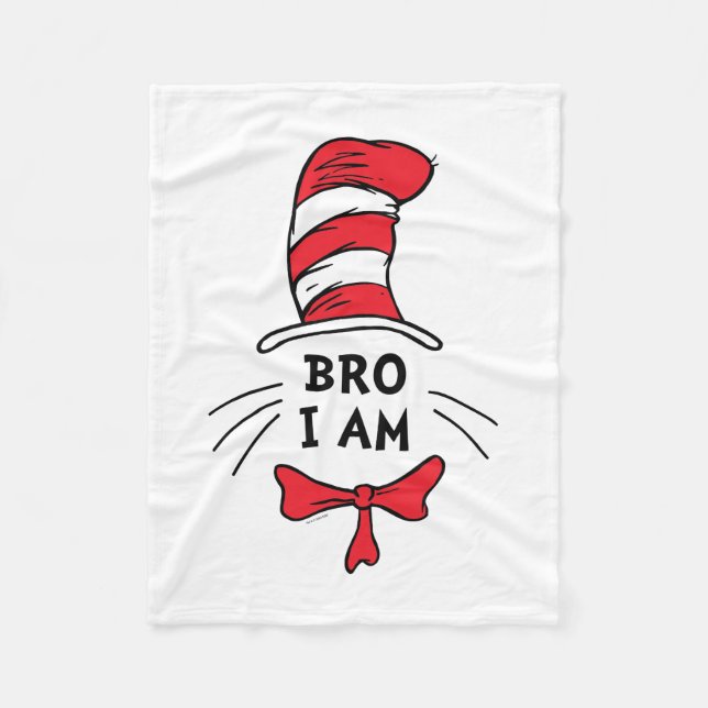 Dr. Seuss | Katten i hatten - Bror Fleecefilt (Framsidan)