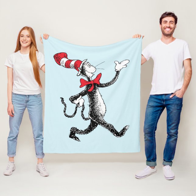 Dr. Seuss | Katten i hatten Cat Walk Fleecefilt (På plats)