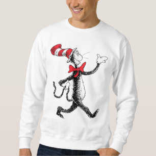 Dr. Seuss Katten i hatten Cat Walk Lång Ärmad Tröja