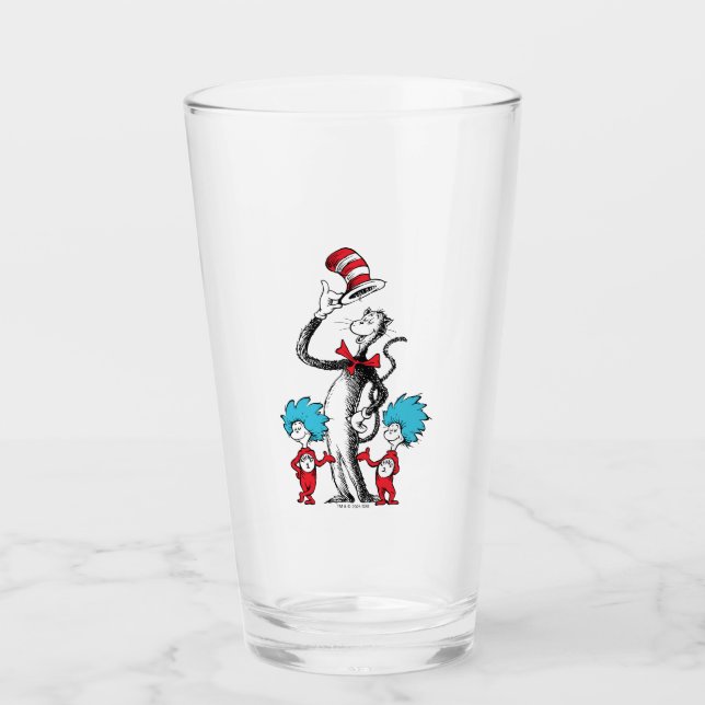Dr. Seuss | Katten i hatten, Ett och Två Glaskopp (Framsida)