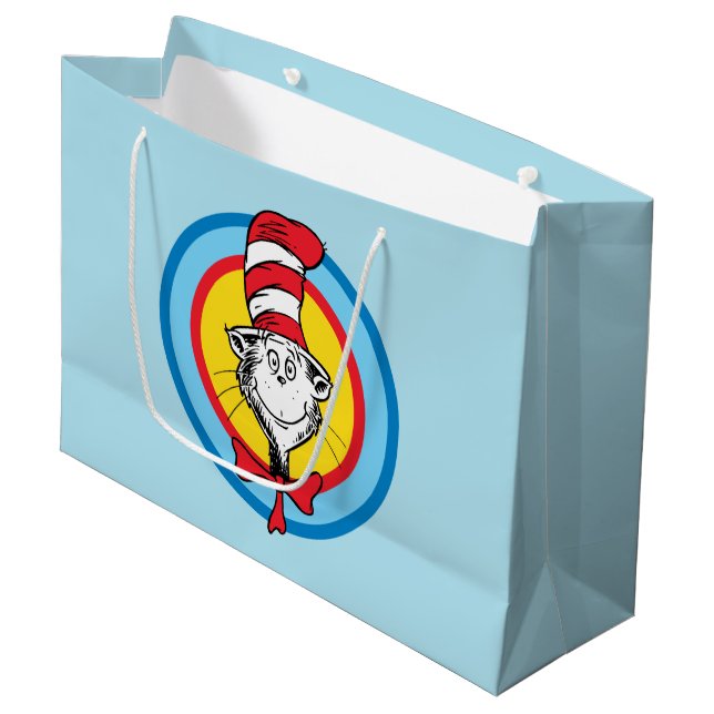 Dr. Seuss | Katten i hatten-huvud-grafik (Framsidan Vinklad)