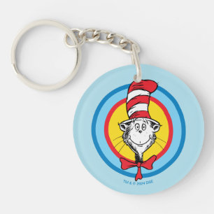Dr. Seuss Katten i hatten-huvud-grafik