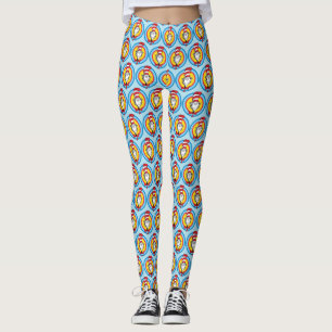 Dr. Seuss Katten i hatten-huvud-grafik Leggings